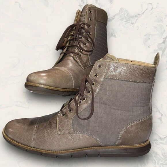 Cole Haan Grand OS Casual Leather Boots Grandsprint Mens Size 12M C13629 - Picture 1 of 8
